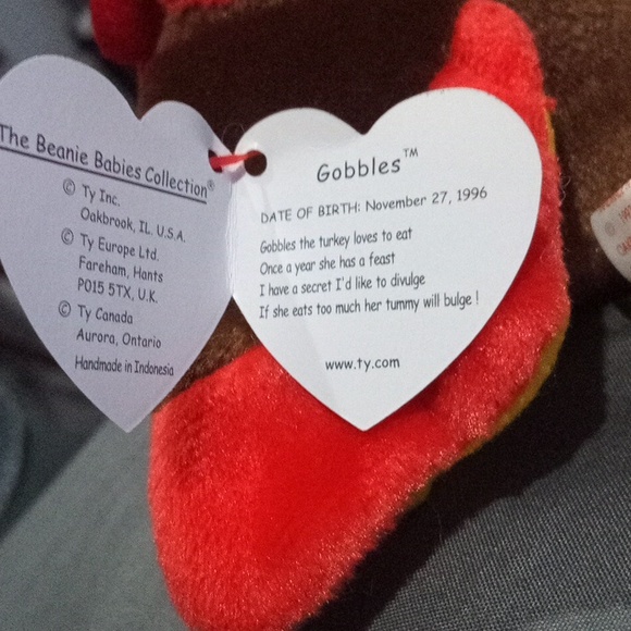 Gobbles Beanie baby - Picture 2 of 3